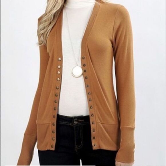 Sweaters - Snap Button down cardigan